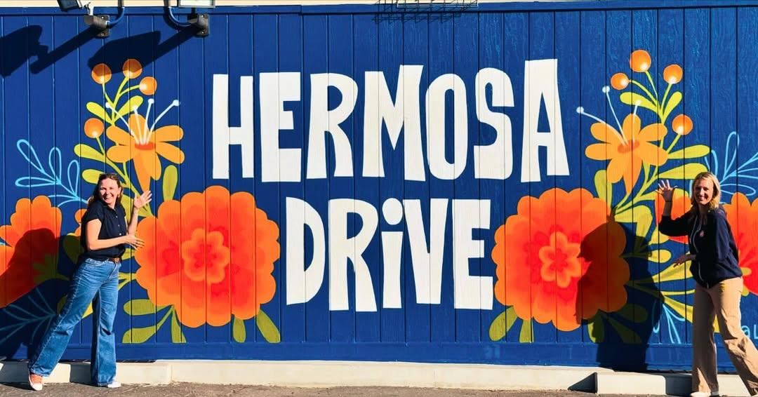Mural that reads Hermosa Drive